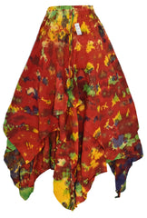 Pixie Hem Tie Dye Skirt - Small