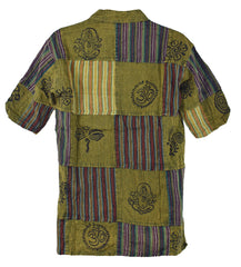 Printed Patchwork Shirt