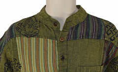 Printed Patchwork Shirt