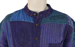 Printed Patchwork Shirt