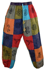Patchwork Printed Hippy Trousers