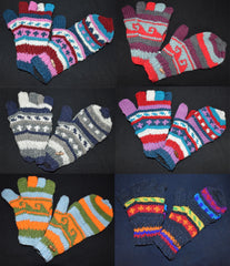 Knitted Wool Fleece Lined Gloves