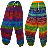 Printed Rayon Elephant Harem Trousers