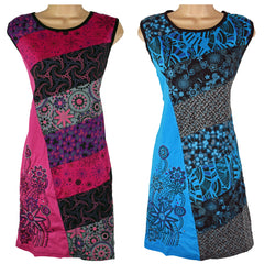 Striped Cotton Flower Dress