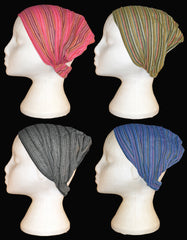 Striped Cotton Bandana Hair Band