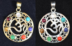 7 Chakra Om Pendant