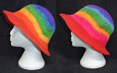 Rainbow Felt Hat