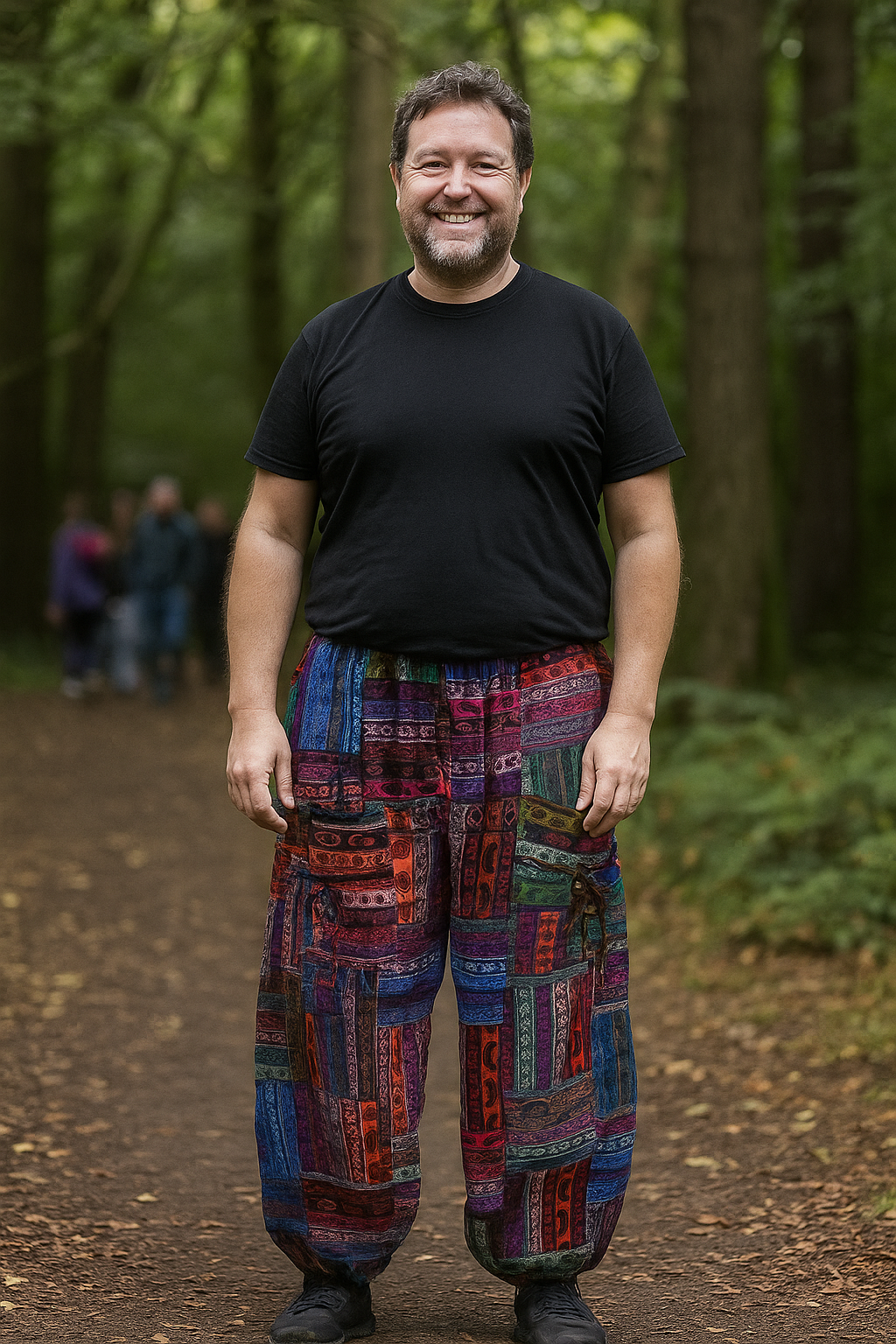 Patchwork Paisley Fleece Trousers