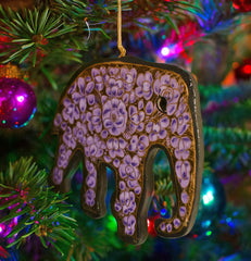 Hand Painted Festive Elephant