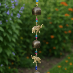 Long Hanging Bell and Elephant String