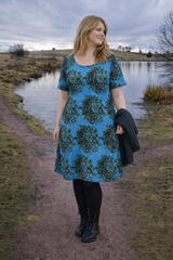 Printed Cotton Tunic Dress