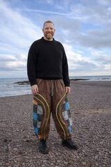 Stonewashed Harem Trousers
