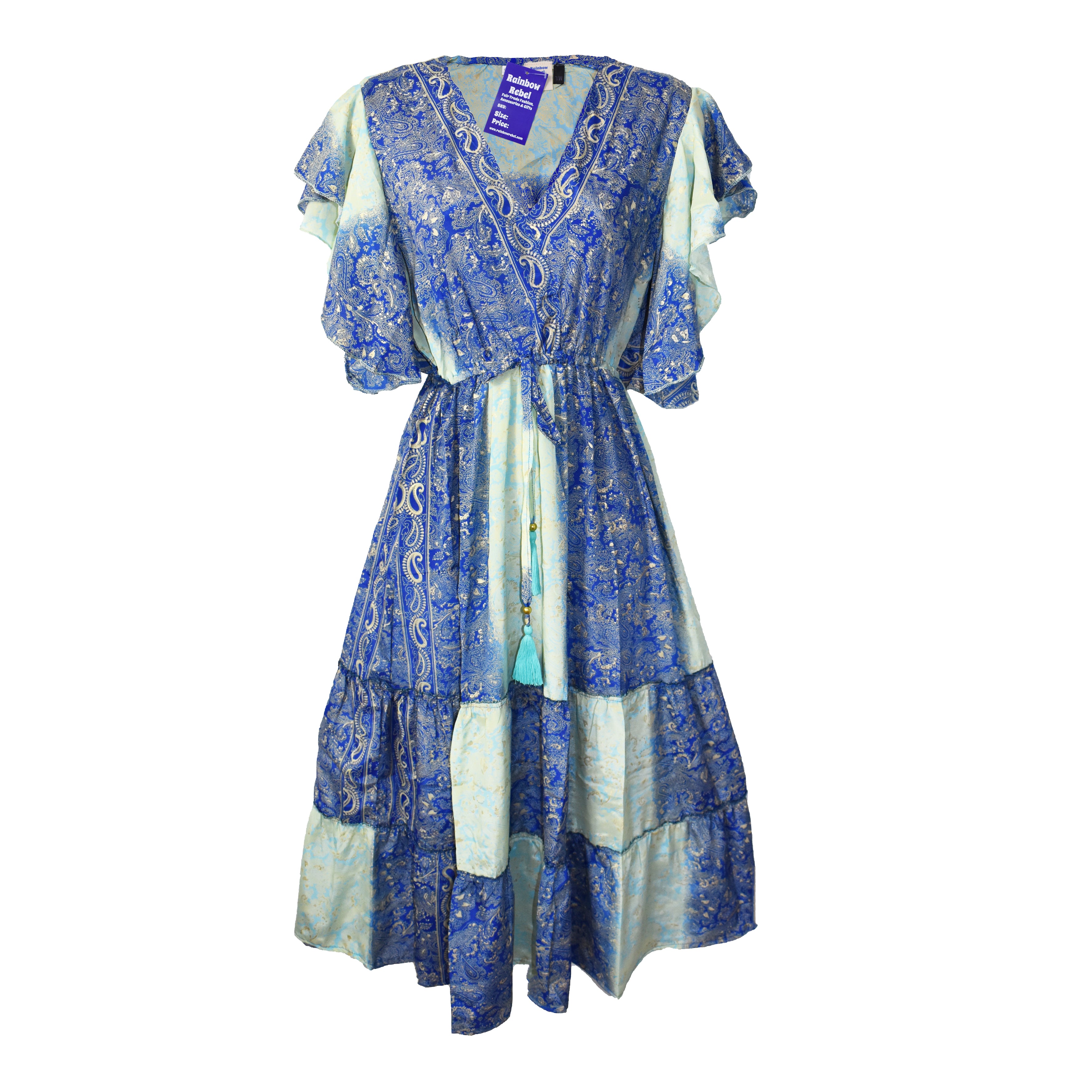 Frill Sleeve Dress