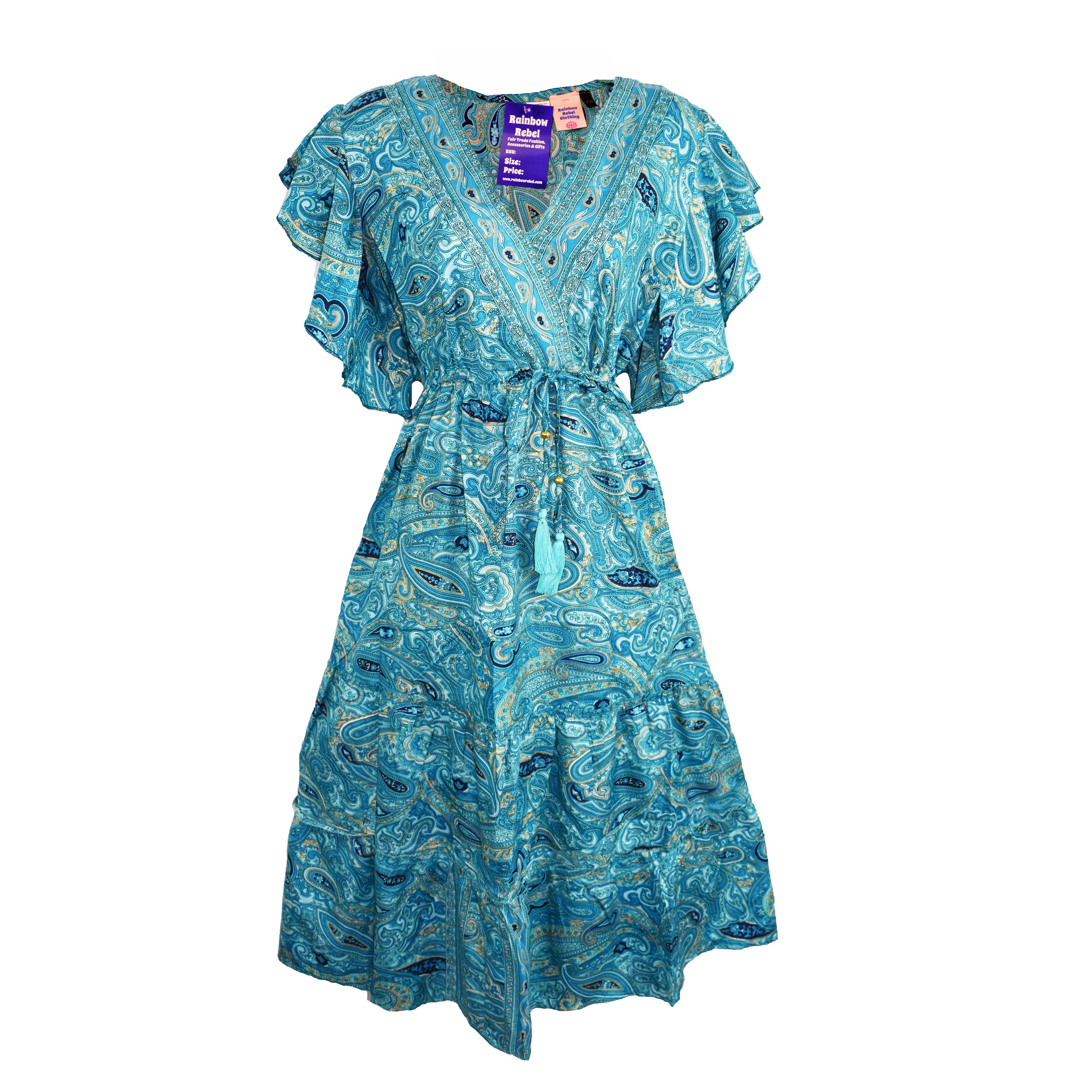 Frill Sleeve Dress