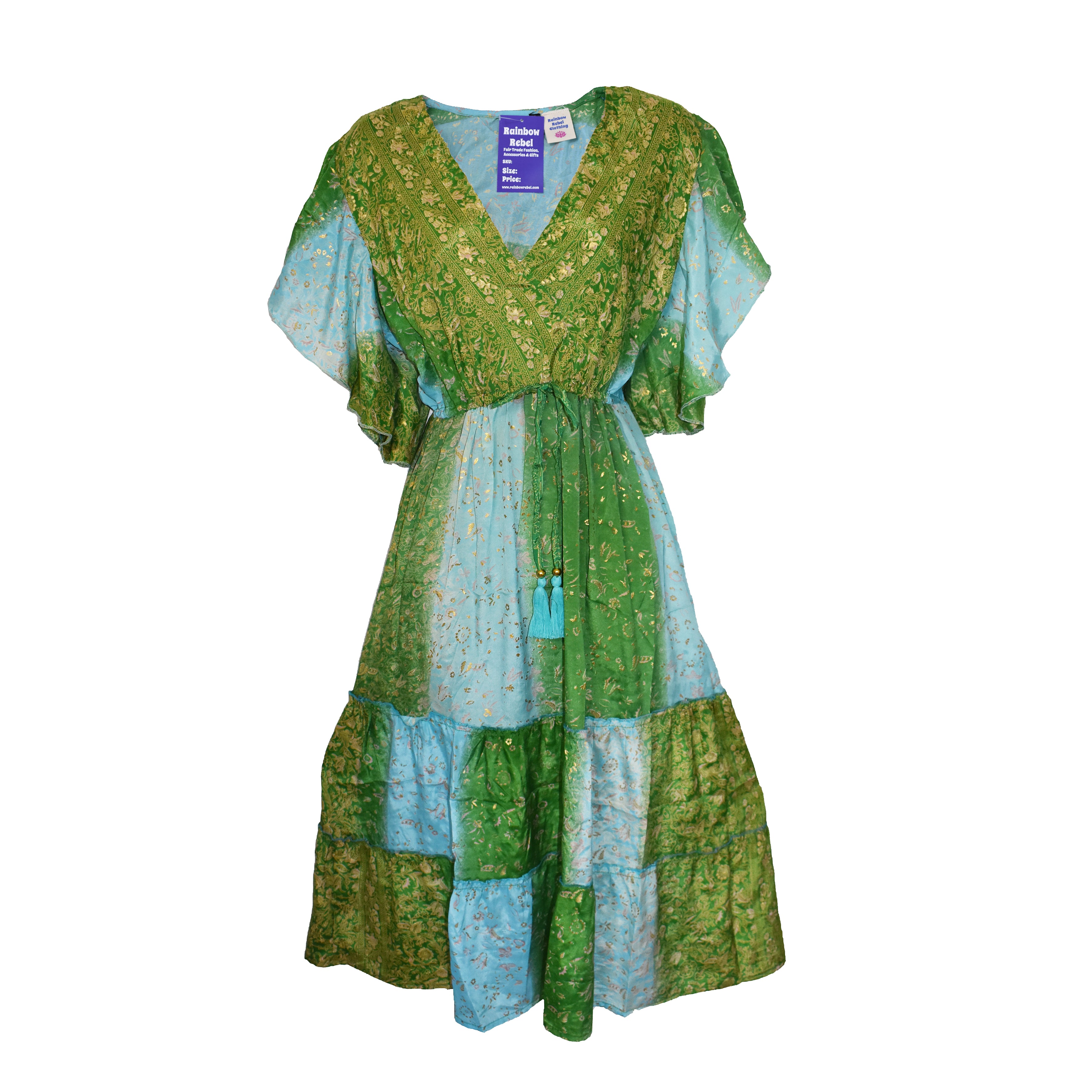 Frill Sleeve Dress