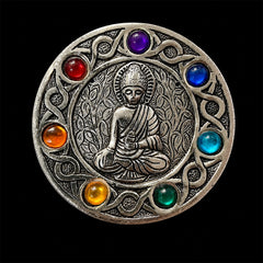 Recycled Aluminium Chakra Buddha Ash Catcher
