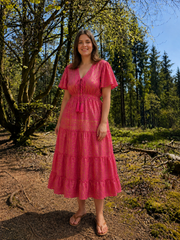 Angel Sleeve Dress