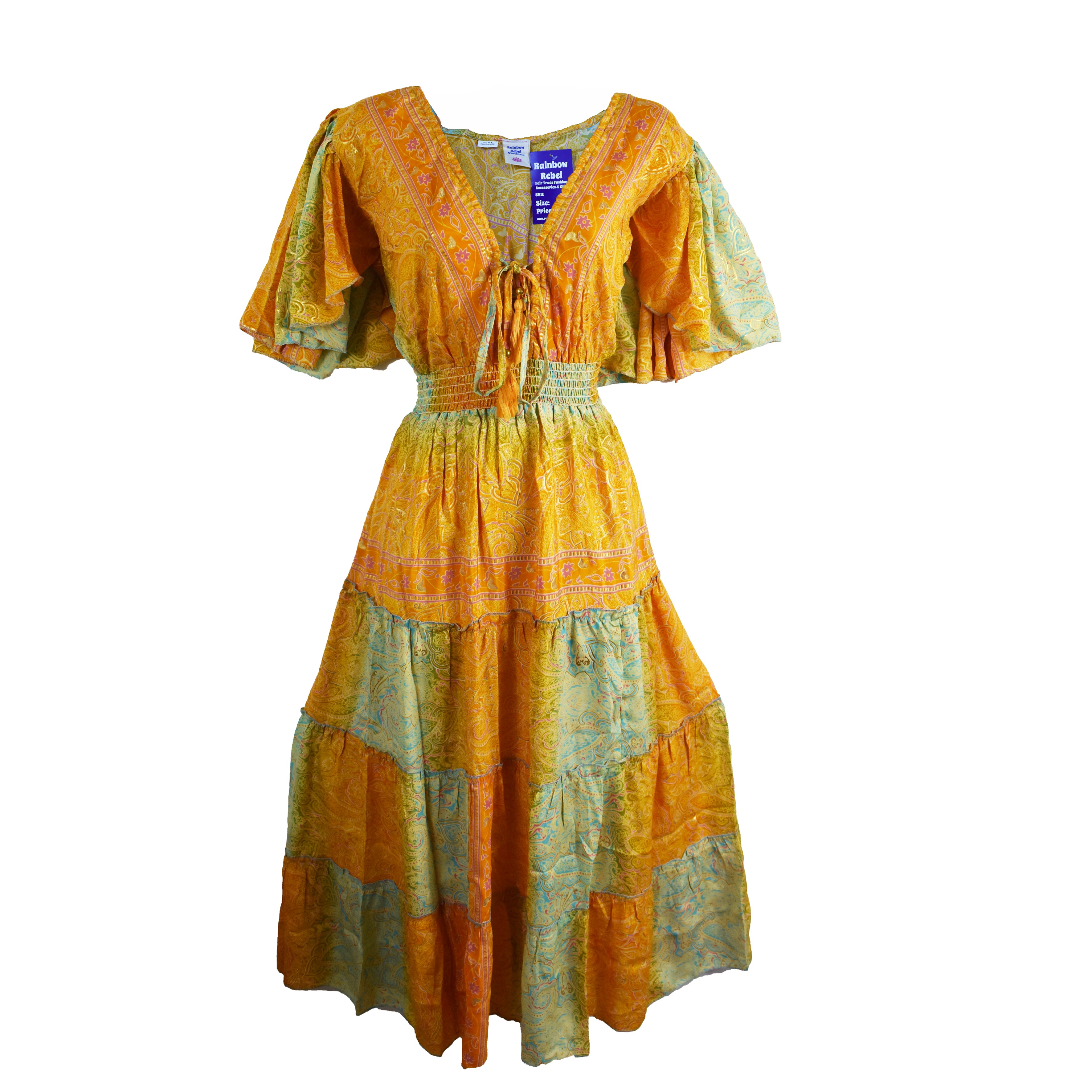 Angel Sleeve Dress