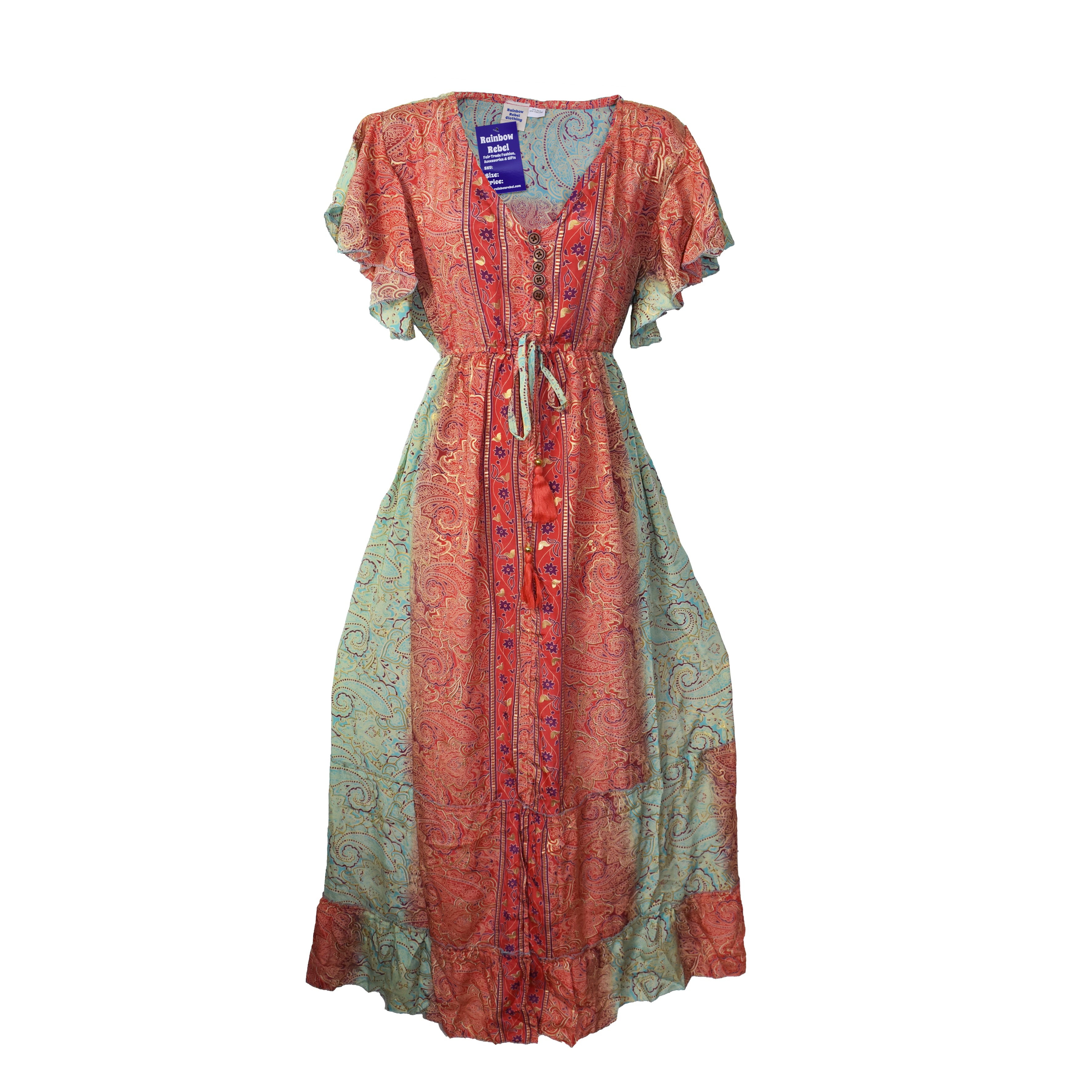 Floral Empire Line Dress Rainbow Rebel Floral Empire Line Dress Rainbow Rebel