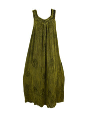 Gaia Embroidered Umbrella Dress