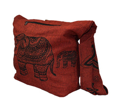 Elephant Print Sadhu Monk Bag