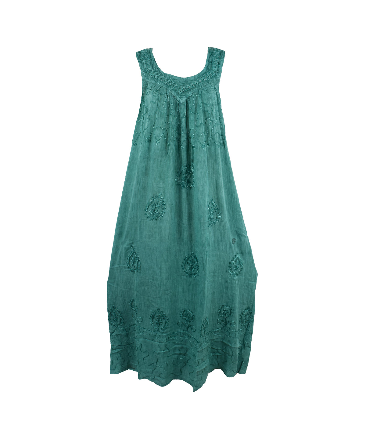 Gaia Embroidered Umbrella Dress
