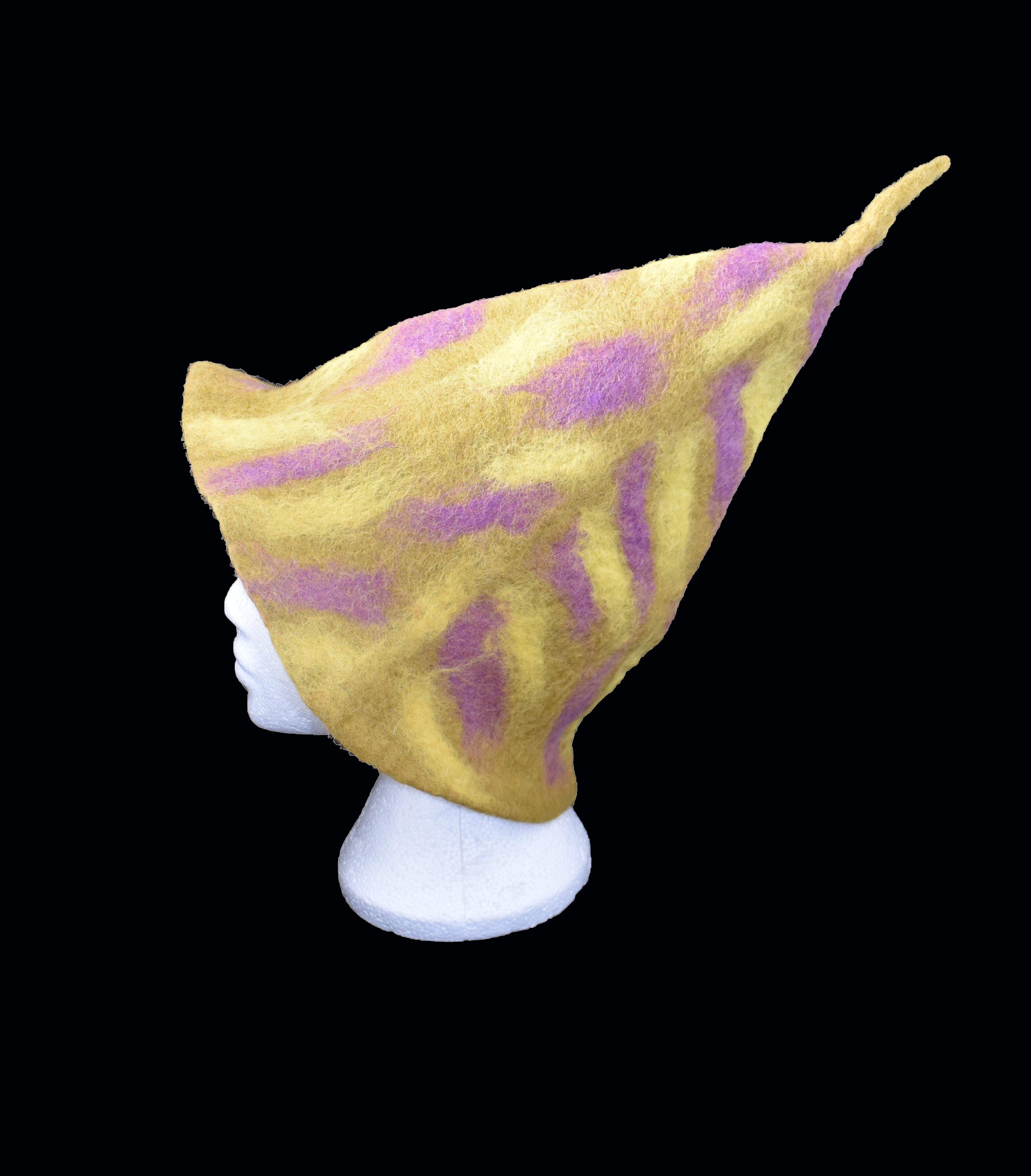 Striped Cone Hat