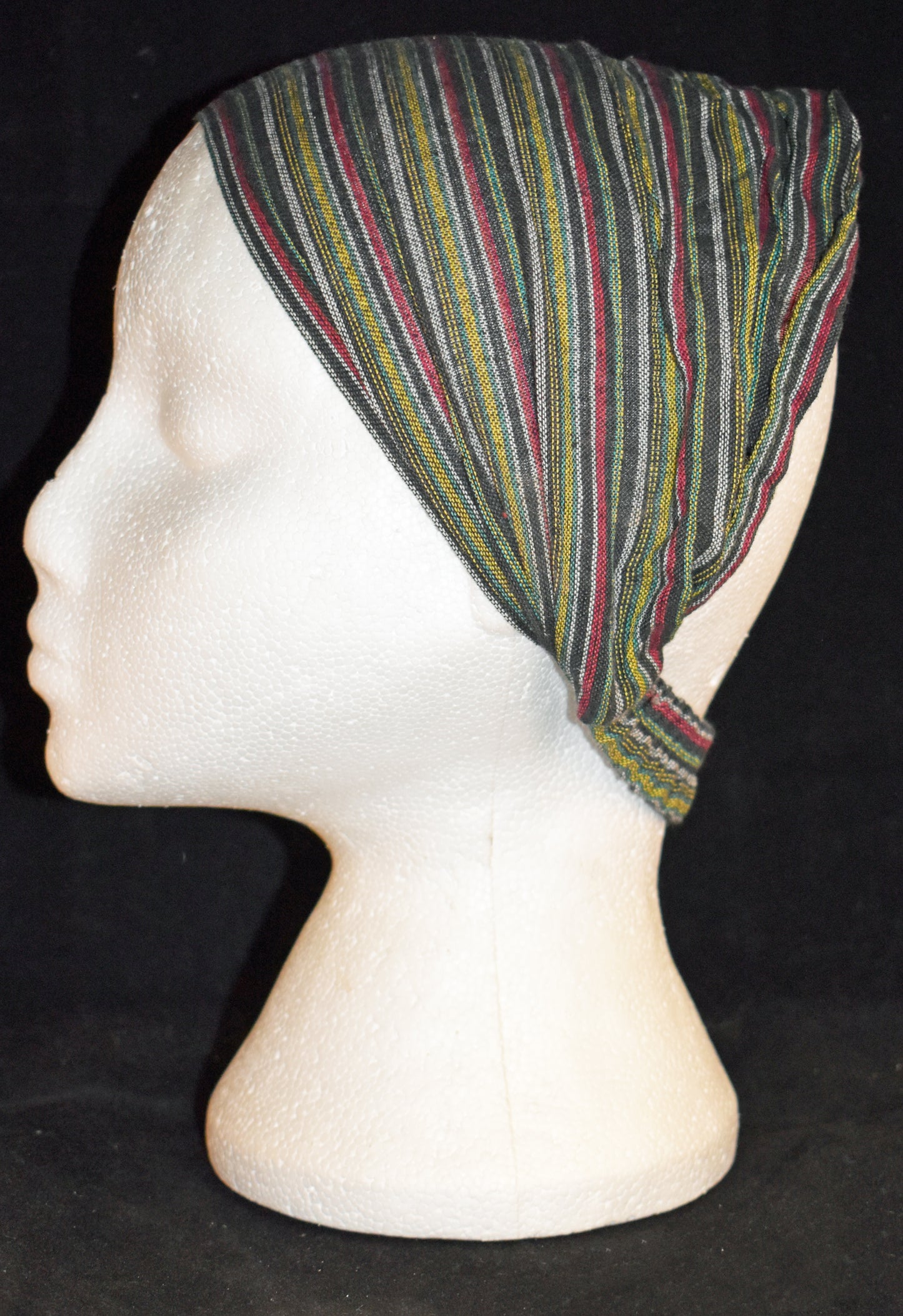 Striped Cotton Bandana Hair Band