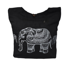 Elephant Print Sadhu Monk Bag