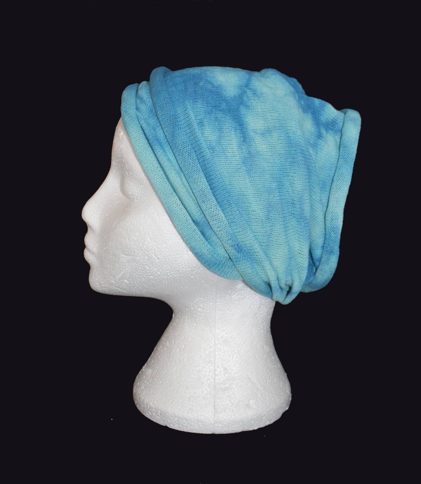 Long Double Tie Dye Cotton Hair Band