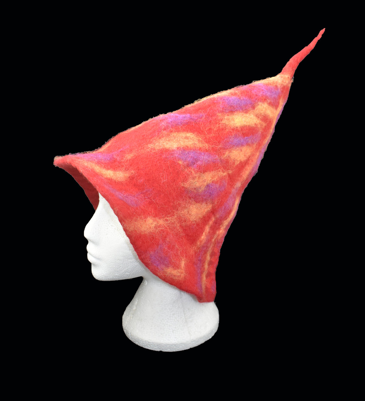 Striped Cone Hat