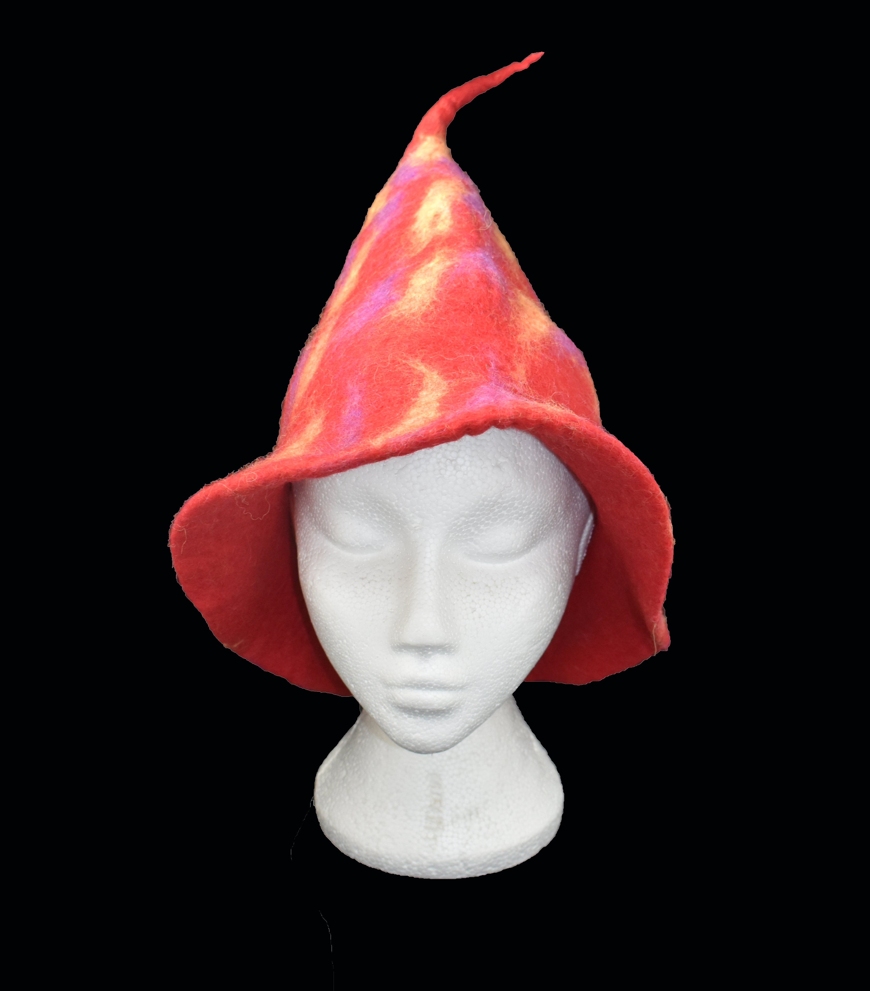 Striped Cone Hat