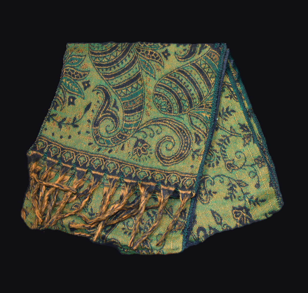 Paisley Pattern Fleece Scarf