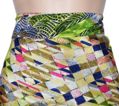 Knee Length Sari Silk Wrap Skirt 62"