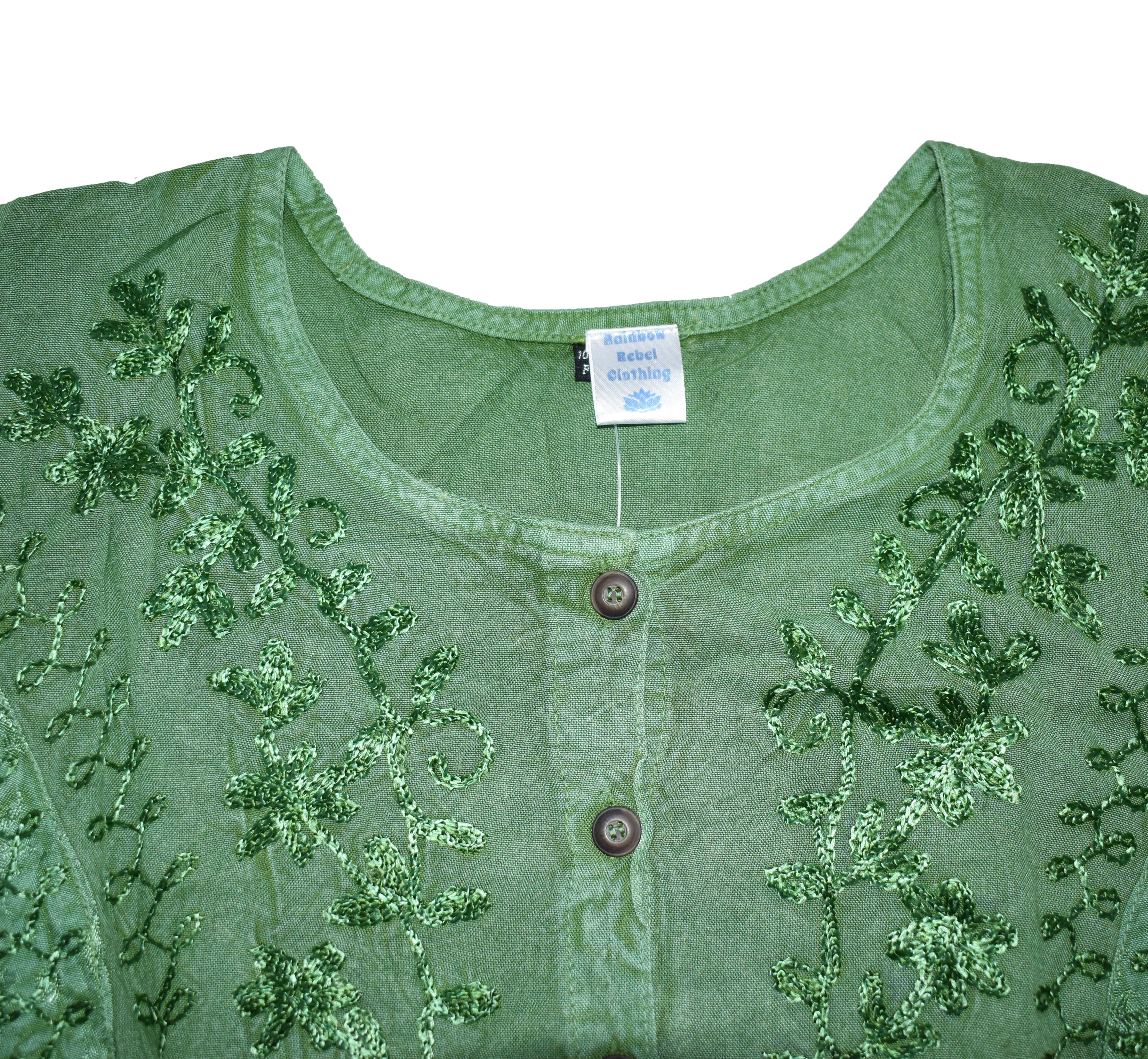 Embroidered Floral Blouse