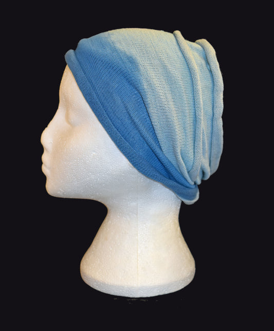 Long Double Tie Dye Cotton Hair Band