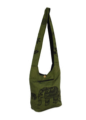 Elephant Print Sadhu Monk Bag