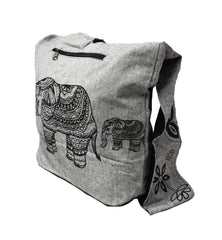 Elephant Print Sadhu Monk Bag
