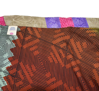 Sari Silk Wrap Skirt 2XL 70"