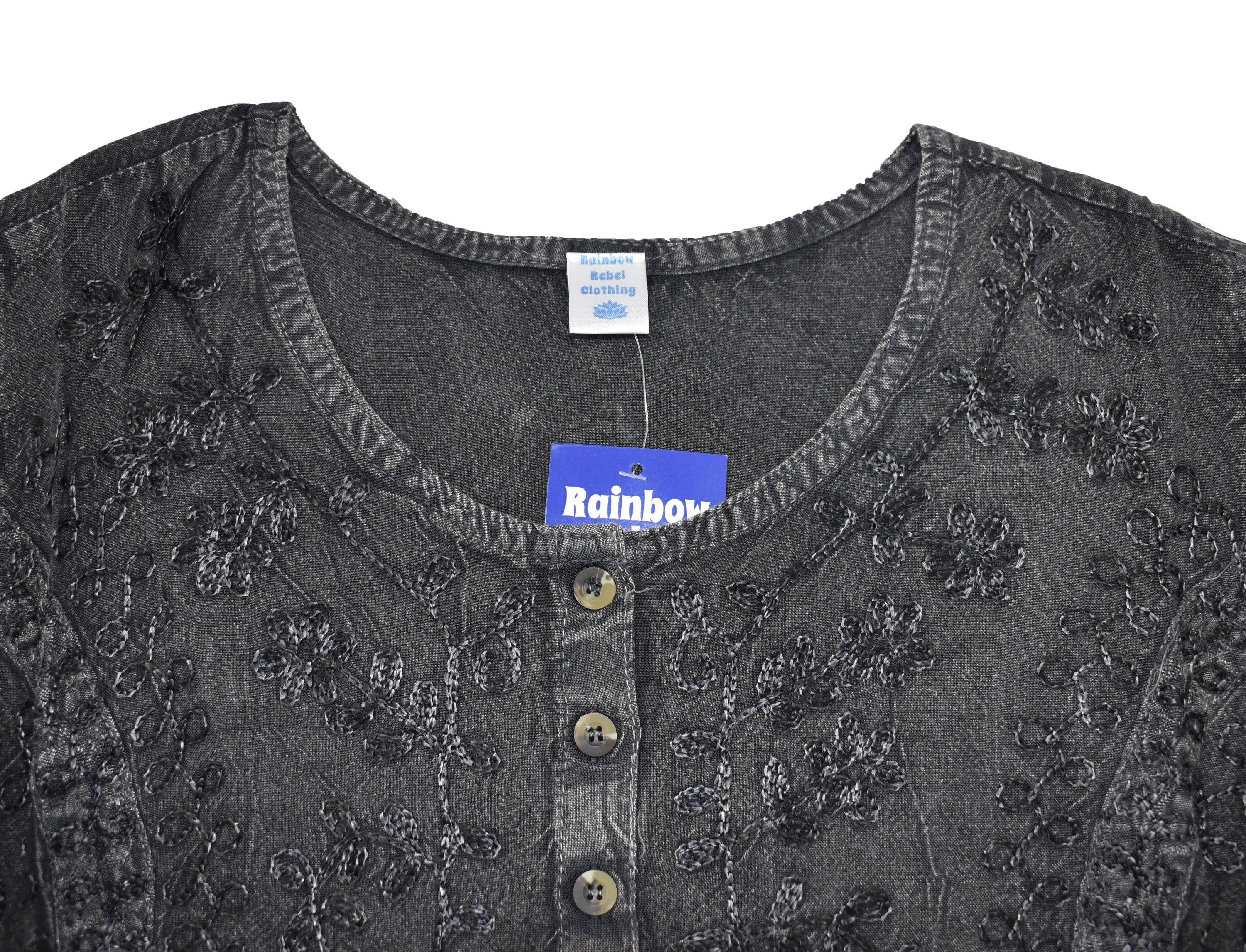 Embroidered Floral Blouse