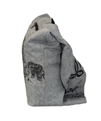 Elephant Print Sadhu Monk Bag