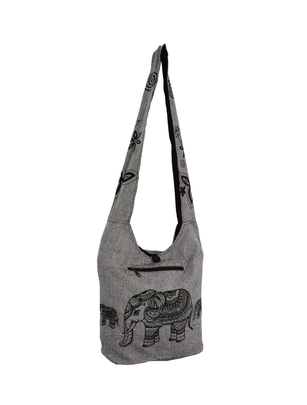 Elephant Print Sadhu Monk Bag