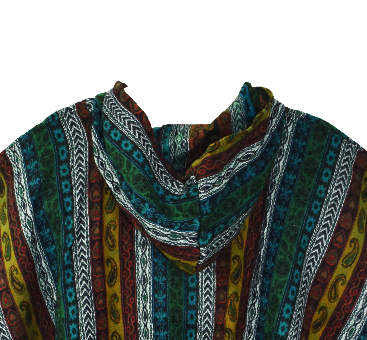 Paisley Acrylic Fleece Poncho