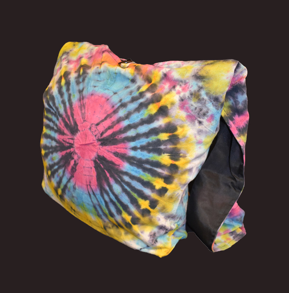Tie Dye Cotton Monk Shoulder Bag