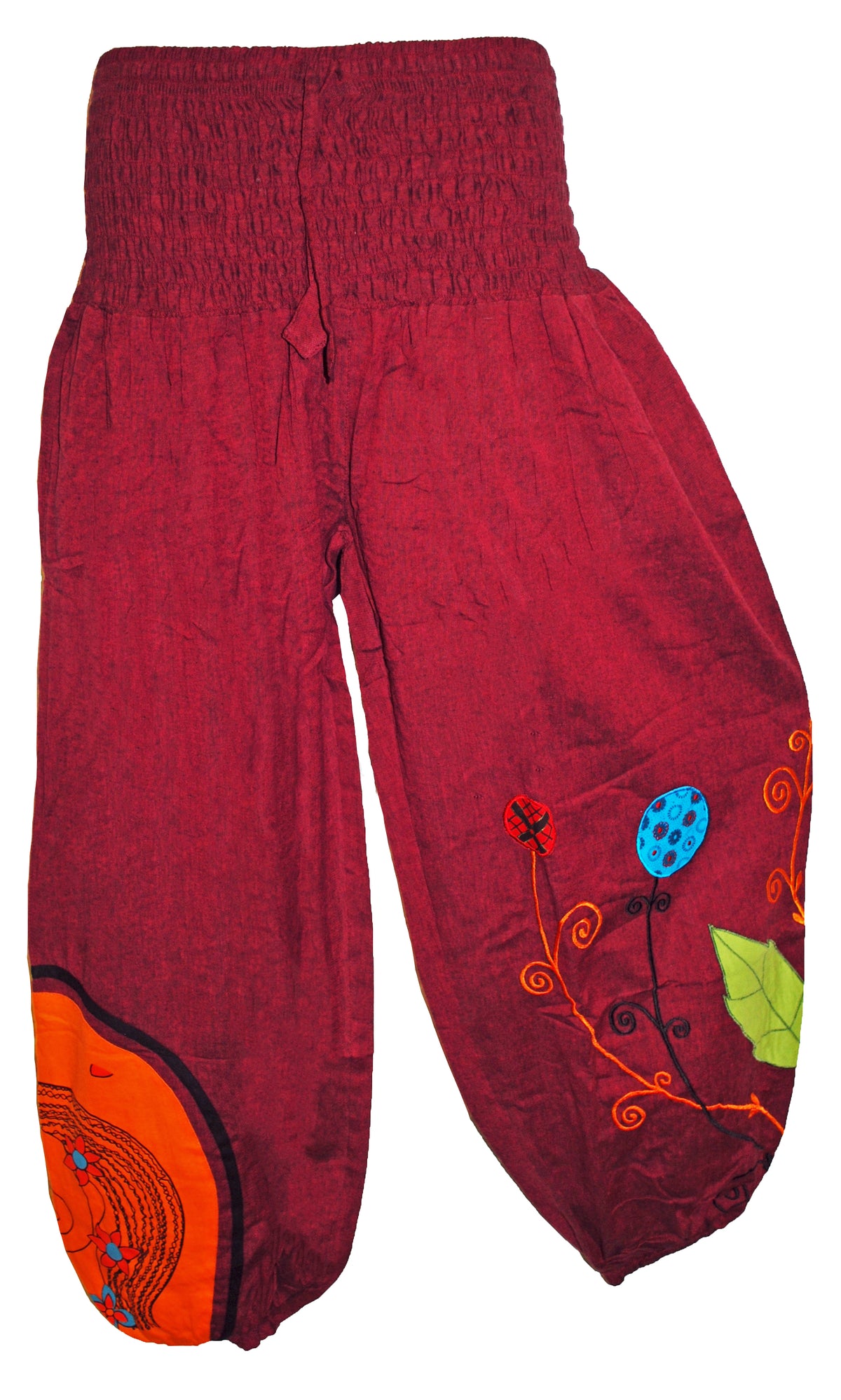 Hippy Flower Pattern Cotton "Hannah" Trousers