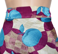 Knee Length Sari Silk Wrap Skirt 62"
