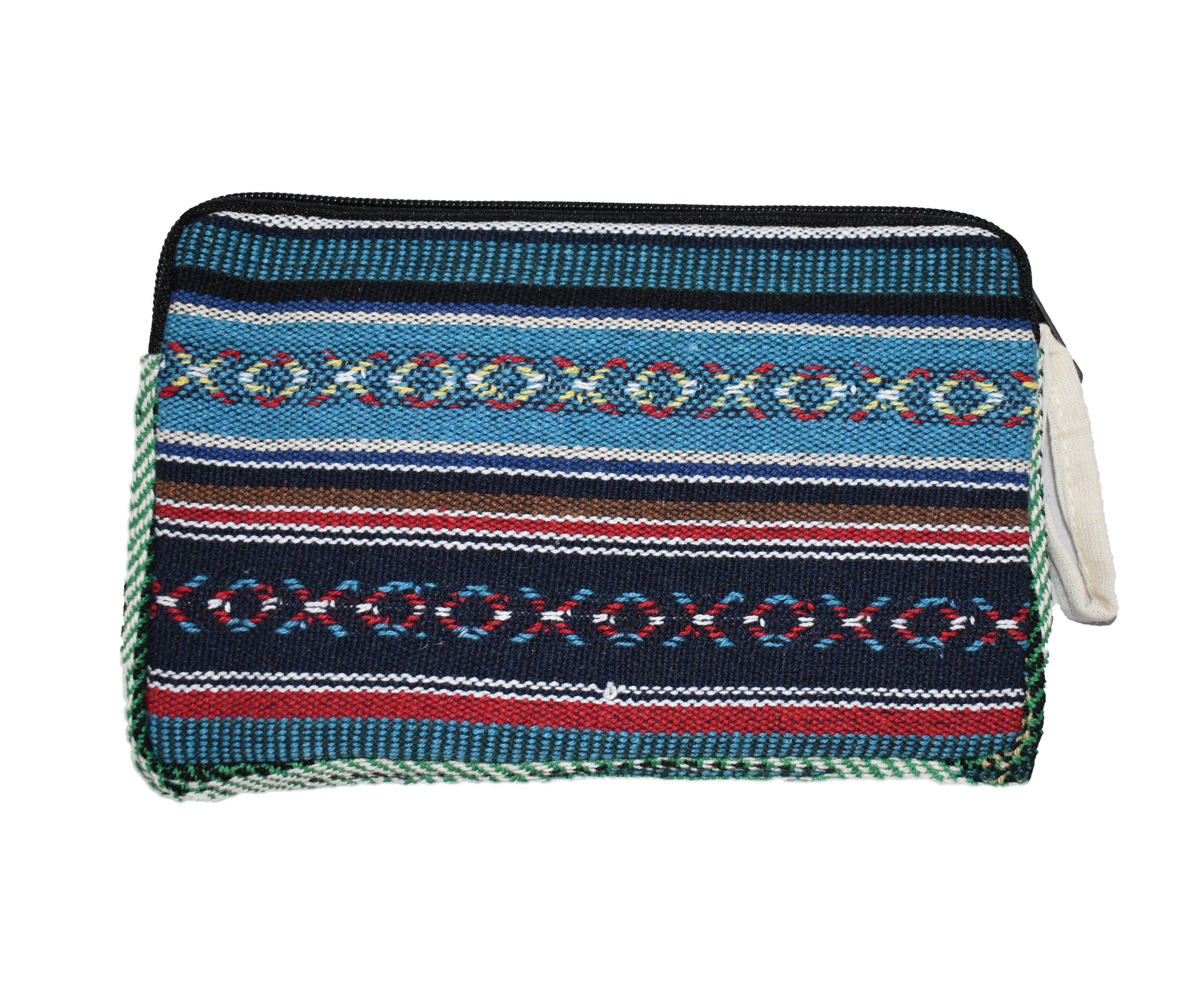 Large Woven Hemp & Cotton Purse