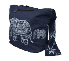 Elephant Print Sadhu Monk Bag