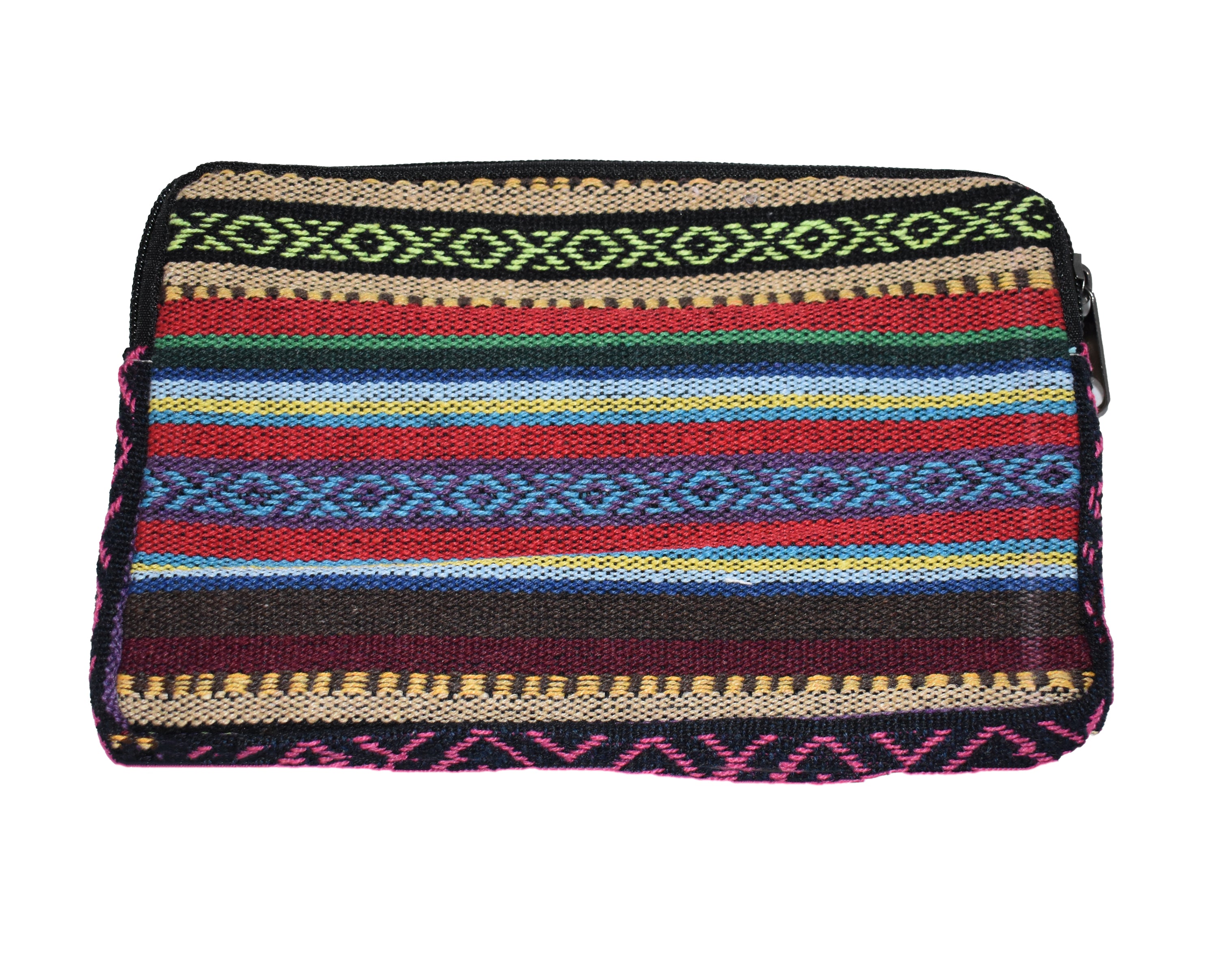 Large Woven Hemp & Cotton Purse