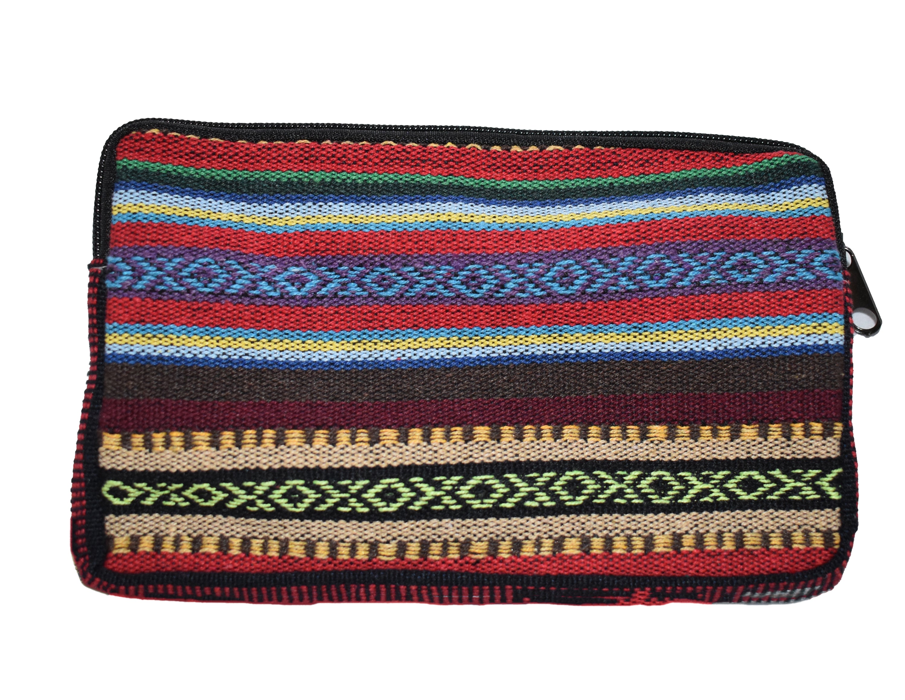 Large Woven Hemp & Cotton Purse
